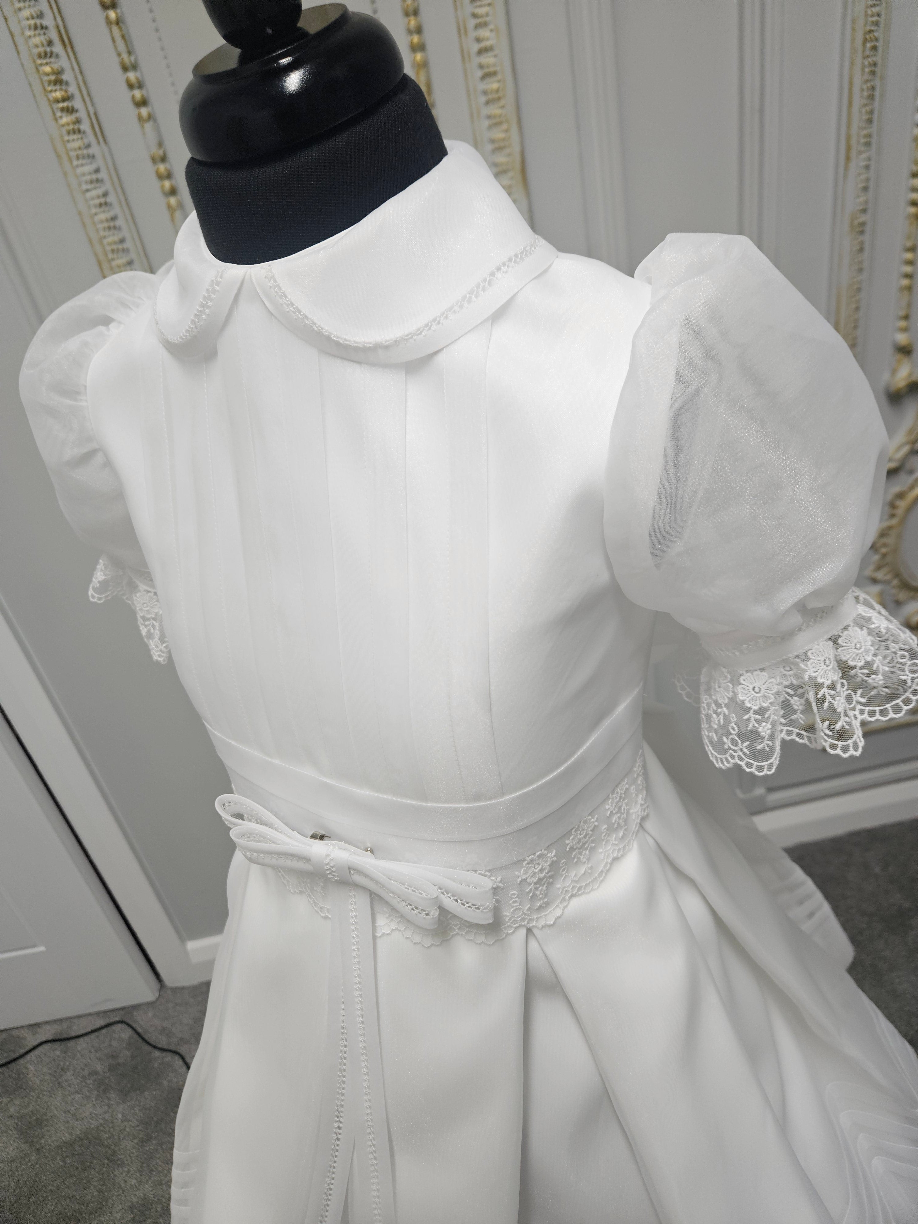 Carmy Girls Holy Communion Dress:- 5504 White