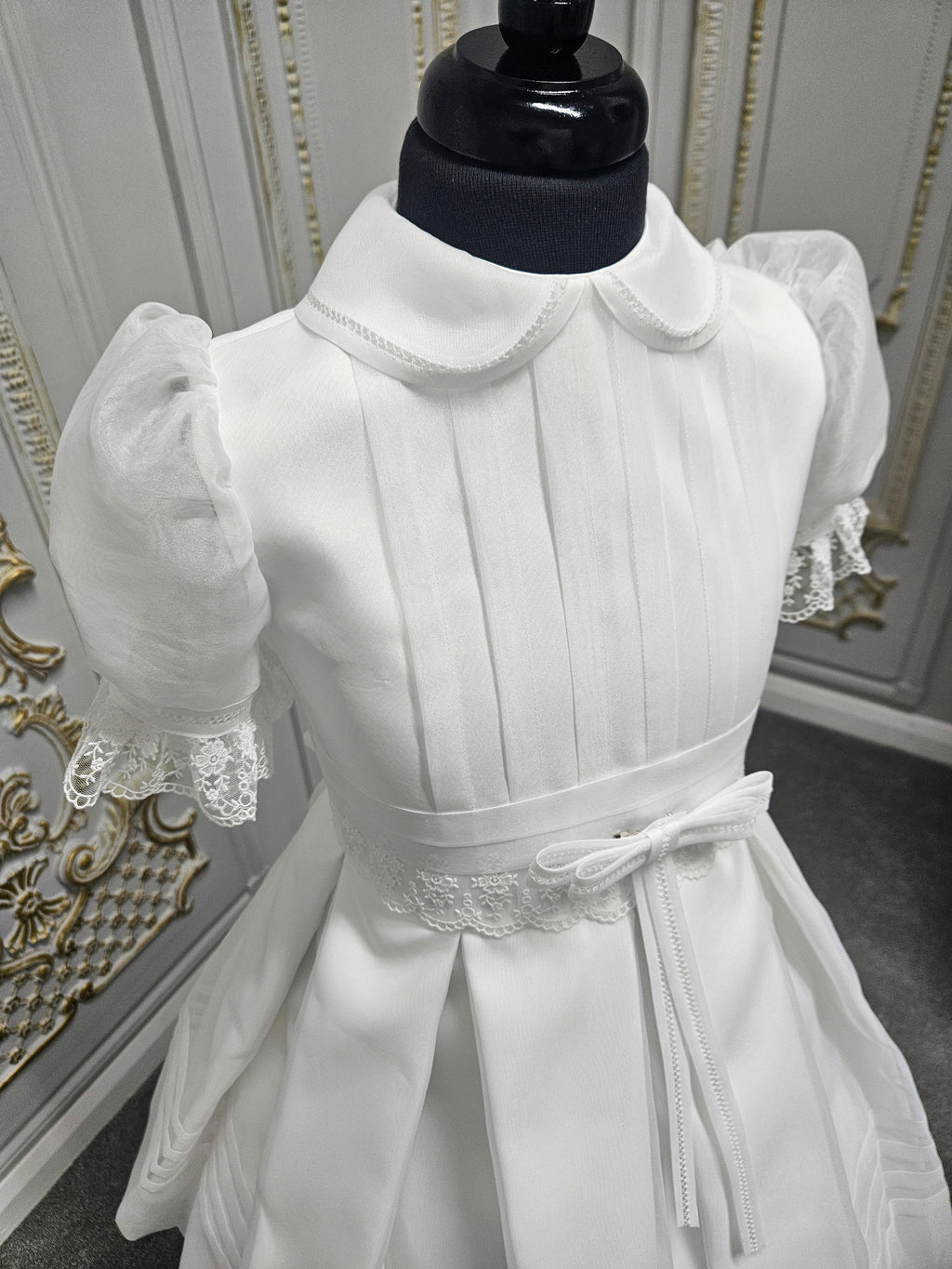 Carmy Girls Holy Communion Dress:- 5504 White