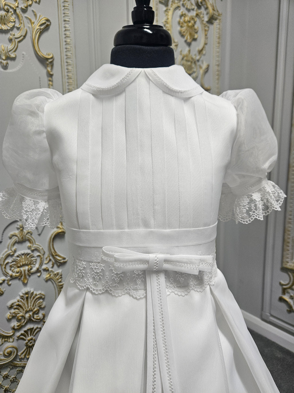 Carmy Girls Holy Communion Dress:- 5504 White