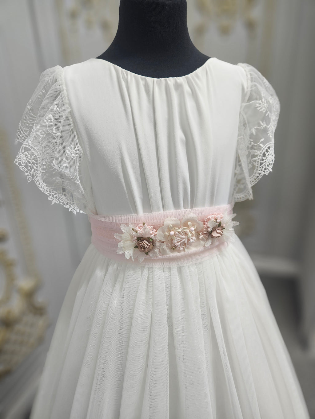 Carmy Girls Holy Communion Dress:- 5117 Ivory