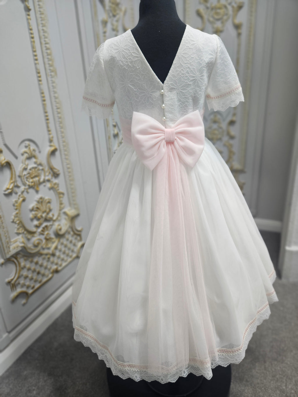 Carmy Girls Holy Communion Dress:- 5120 Ivory