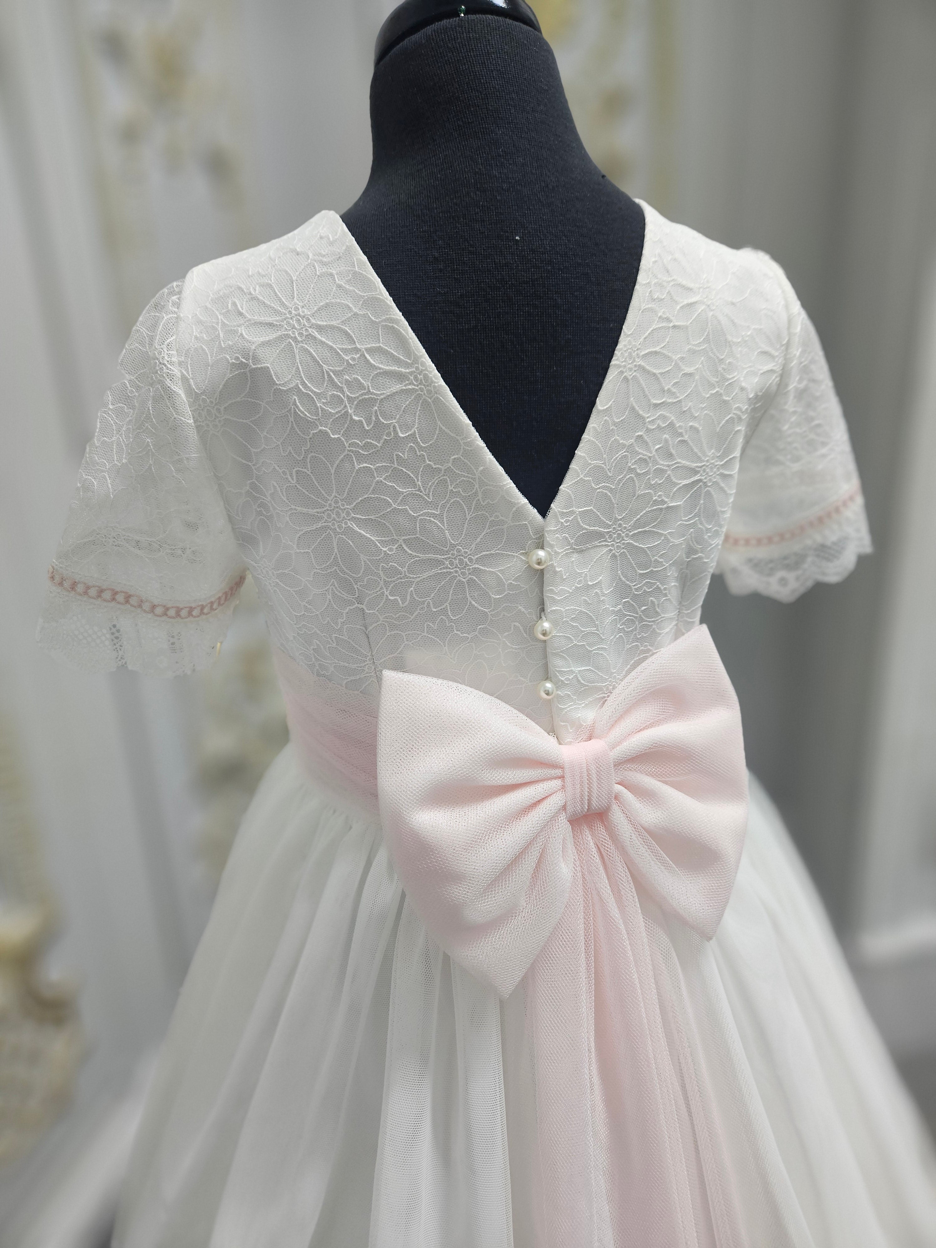 Carmy Girls Holy Communion Dress:- 5120 Ivory