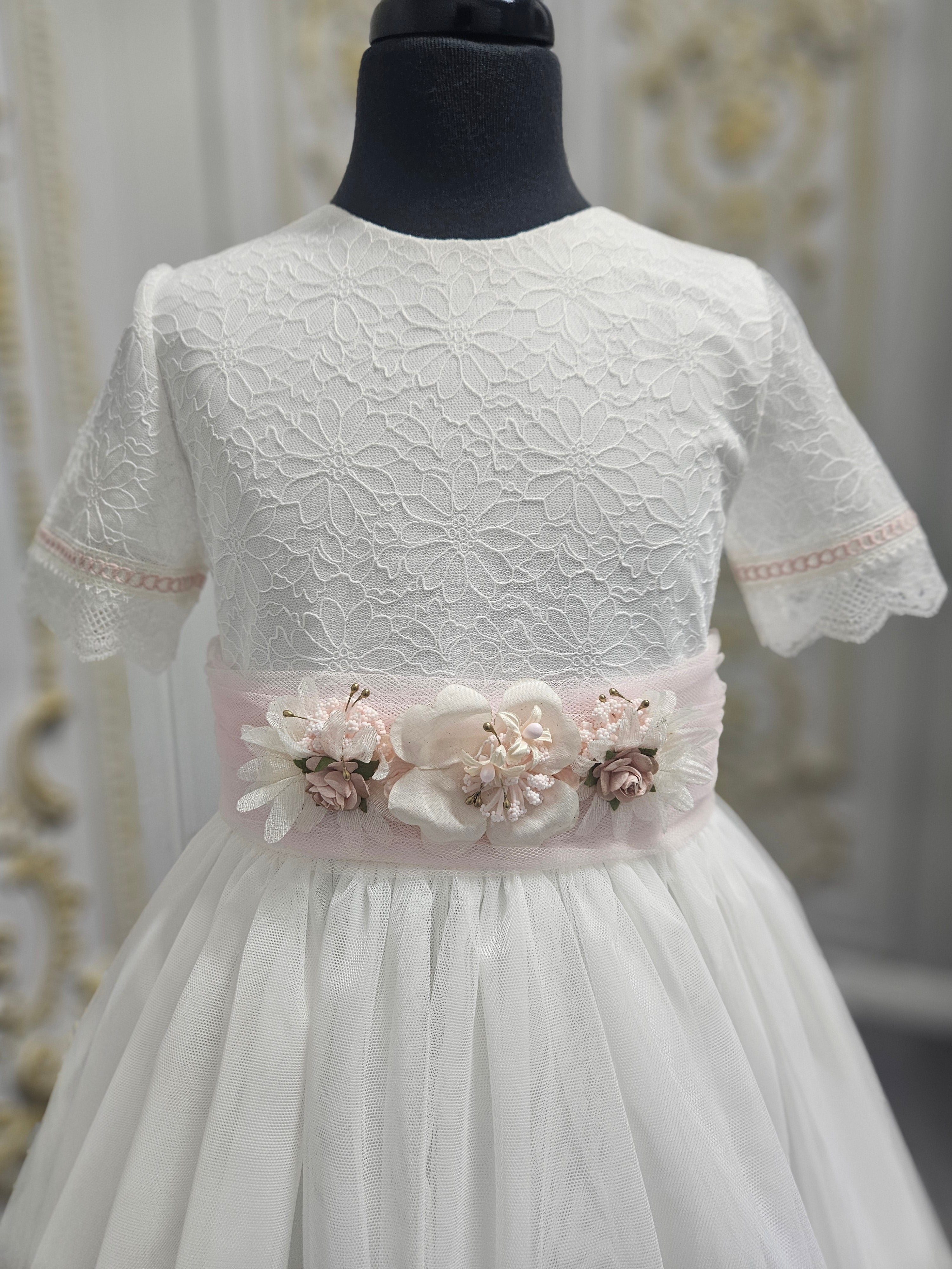 Carmy Girls Holy Communion Dress:- 5120 Ivory