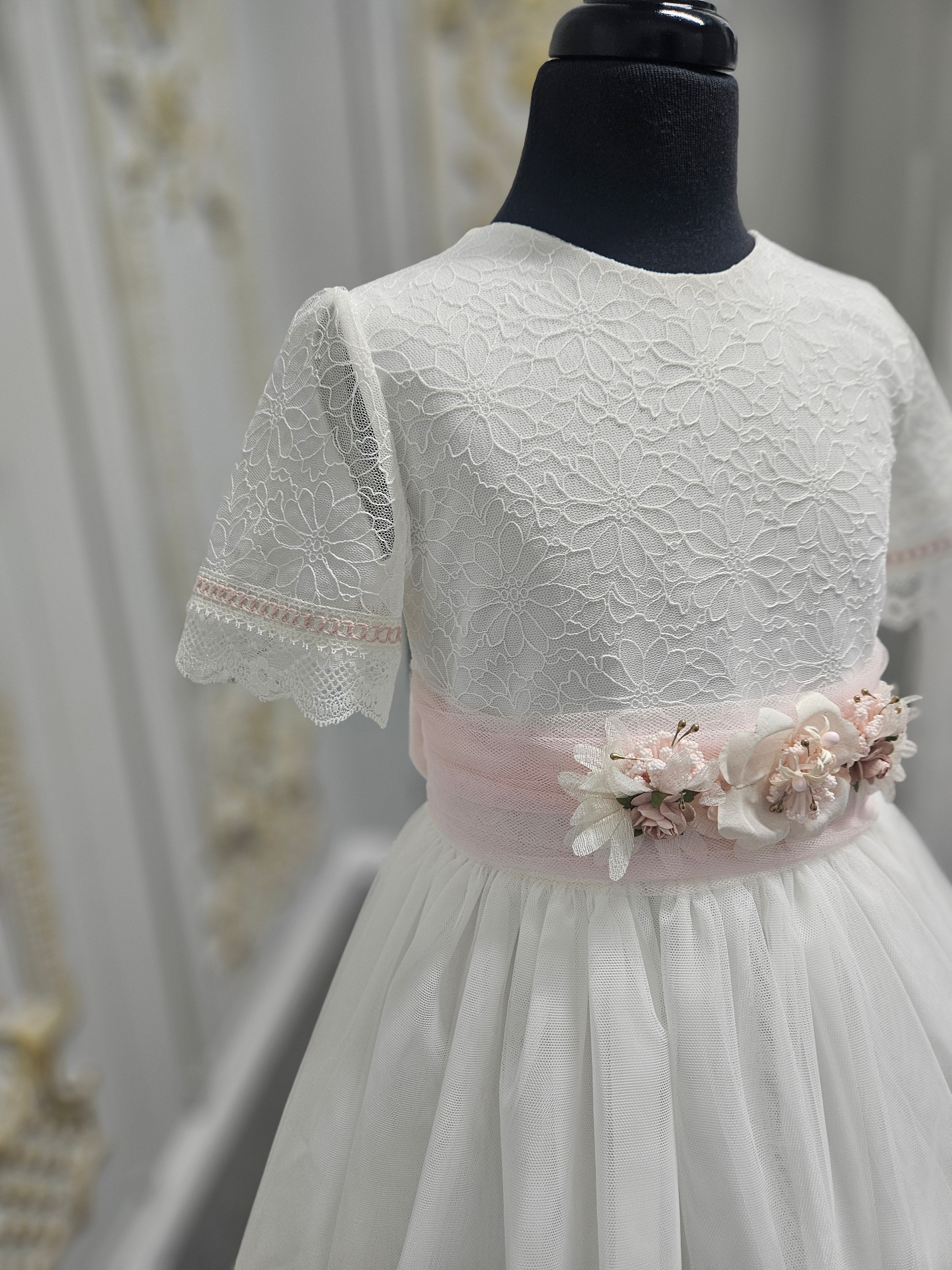 Carmy Girls Holy Communion Dress:- 5120 Ivory