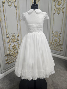 Carmy Girls Holy Communion Dress:- 5114 White