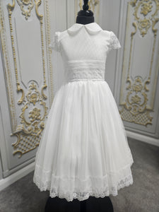 Carmy Girls Holy Communion Dress:- 5114 White