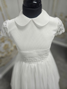 Carmy Girls Holy Communion Dress:- 5114 White