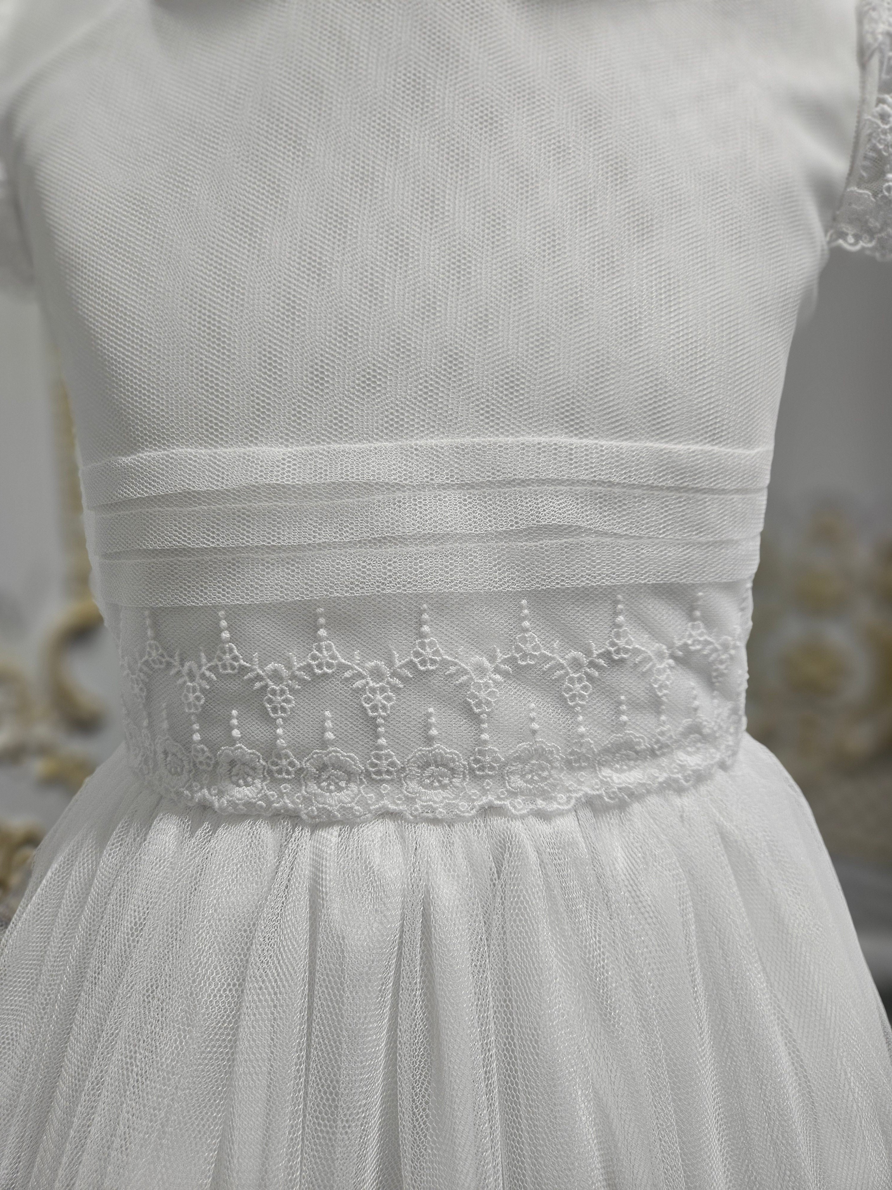 Carmy Girls Holy Communion Dress:- 5114 White