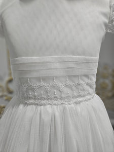 Carmy Girls Holy Communion Dress:- 5114 White