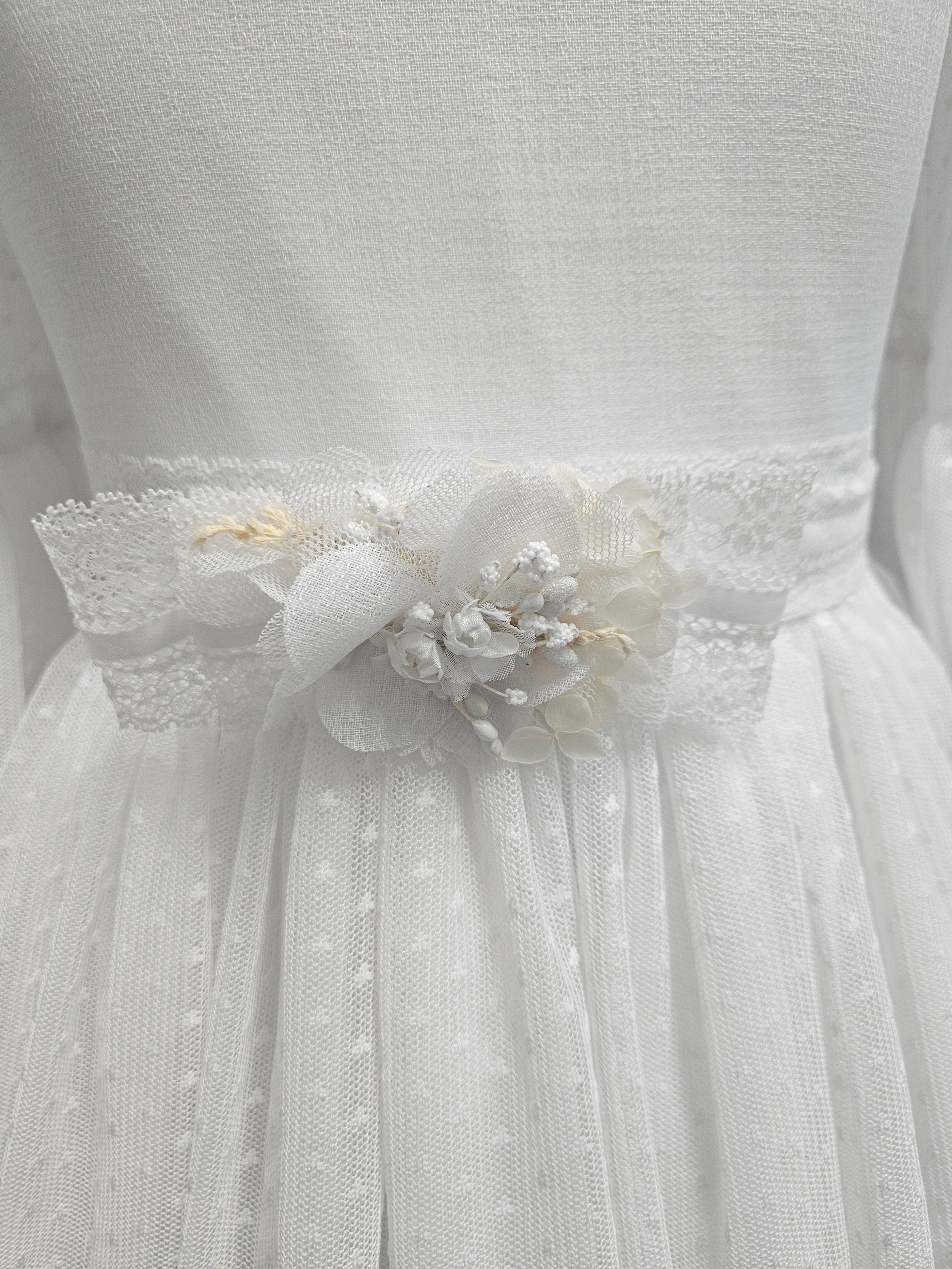 Carmy Girls Holy Communion Dress:- 5622 White