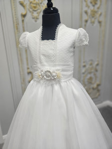 Carmy Girls Holy Communion Dress:- 5208 White