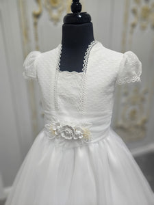 Carmy Girls Holy Communion Dress:- 5208 White