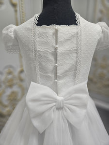 Carmy Girls Holy Communion Dress:- 5208 White