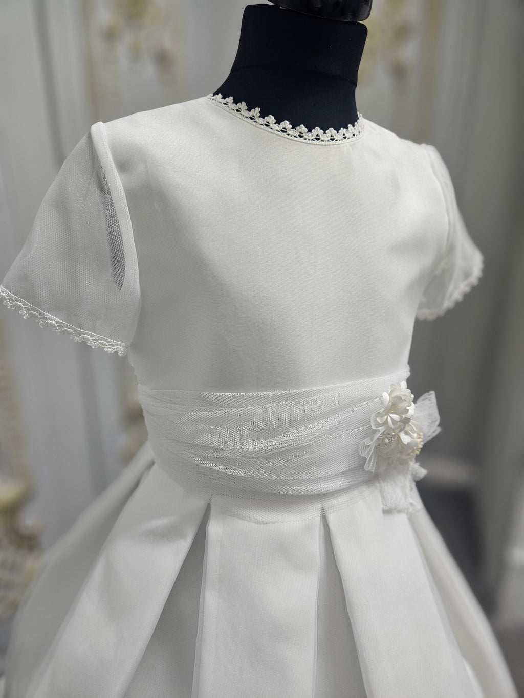 Carmy Girls Holy Communion Dress:- 5106 White
