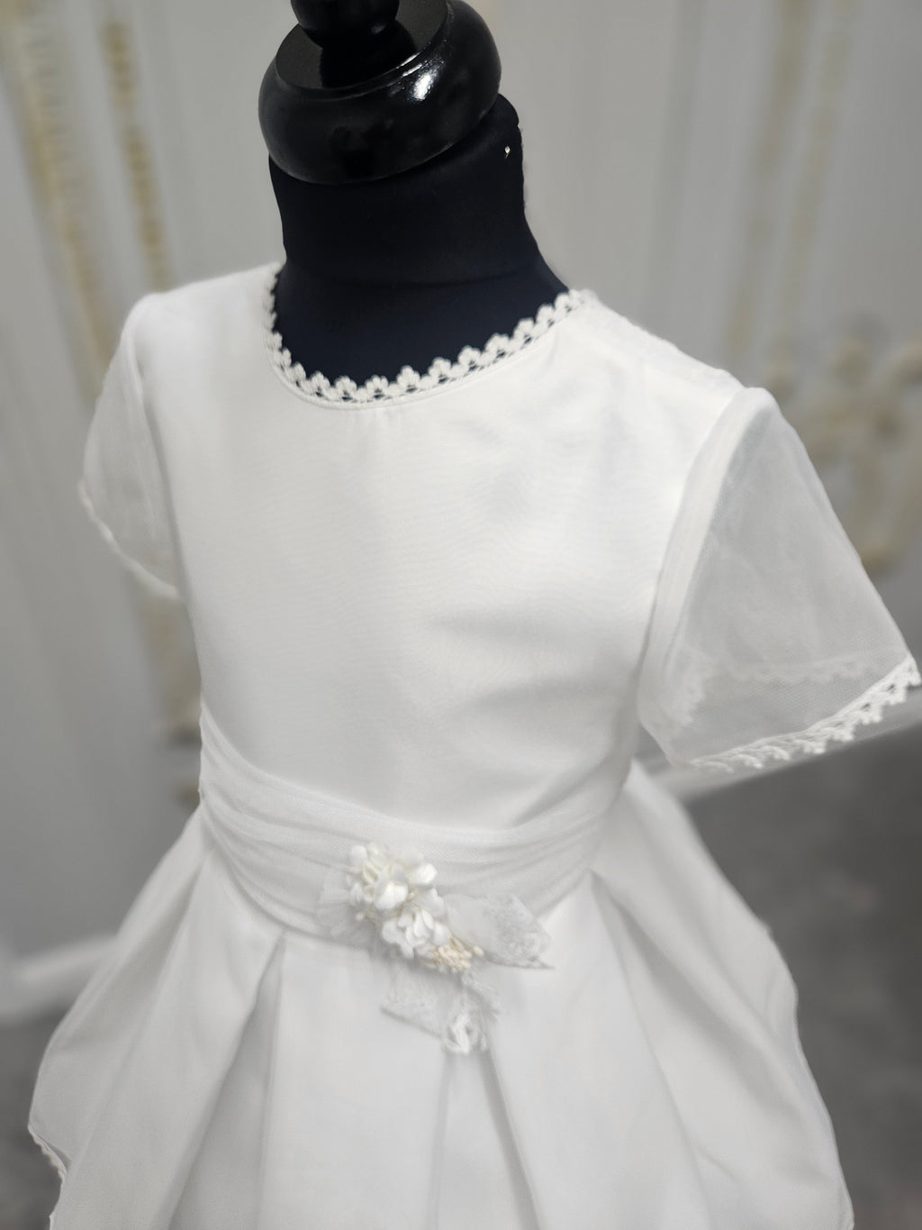 Carmy Girls Holy Communion Dress:- 5106 White