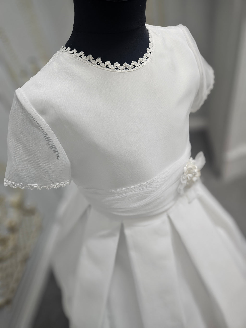 Carmy Girls Holy Communion Dress:- 5106 White