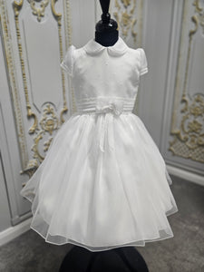 Carmy Girls Holy Communion Dress:- 5502 White