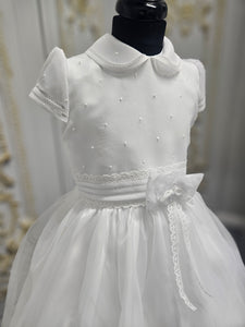 Carmy Girls Holy Communion Dress:- 5502 White