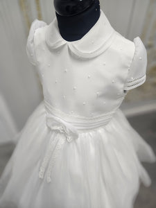 Carmy Girls Holy Communion Dress:- 5502 White