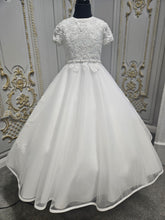 Load image into Gallery viewer, Little People Girls White Communion Dress:- Malta
