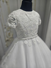 Load image into Gallery viewer, Little People Girls White Communion Dress:- Malta
