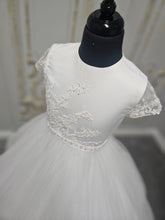 Load image into Gallery viewer, Little People Girls White Communion Dress:- Quincee
