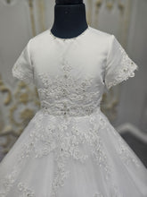 Load image into Gallery viewer, Little People Girls White Communion Dress:- Pixi
