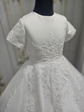 Load image into Gallery viewer, Little People Girls White Communion Dress:- St Lucia
