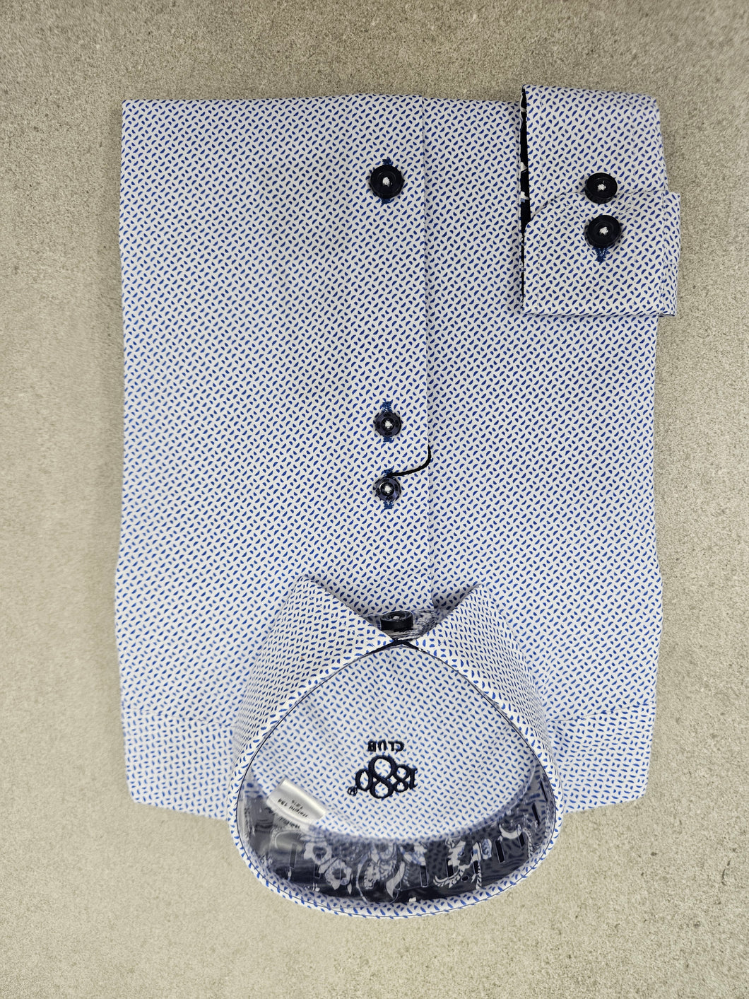 1880 Club Boys Blue Speckled Shirt