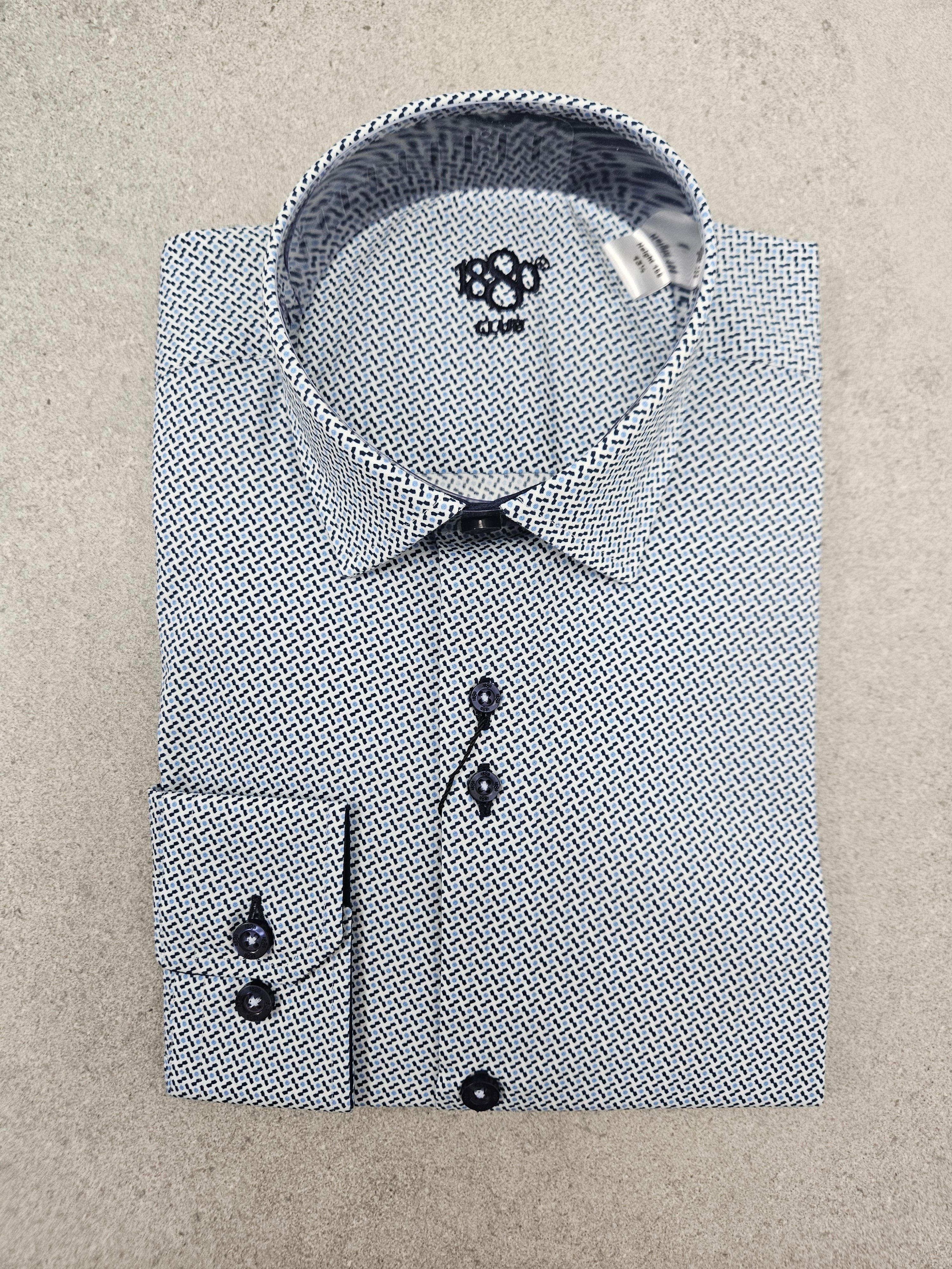 1880 Club Boys Aqua Blue Shirt