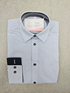 KINDLE PD Blue Square Dot Shirt