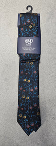 1880 Club Boys Tie & Pocket Square:- Multi Coloured