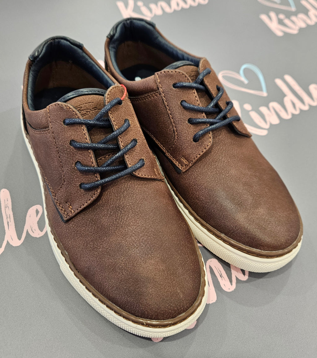 Tommy Bowe Sparrow Boys Shoes:- Camel