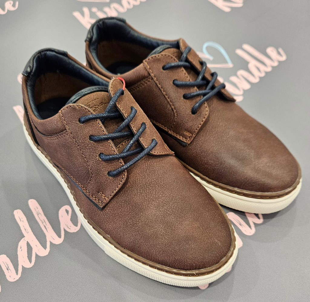 Tommy Bowe Sparrow Boys Shoes:- Camel