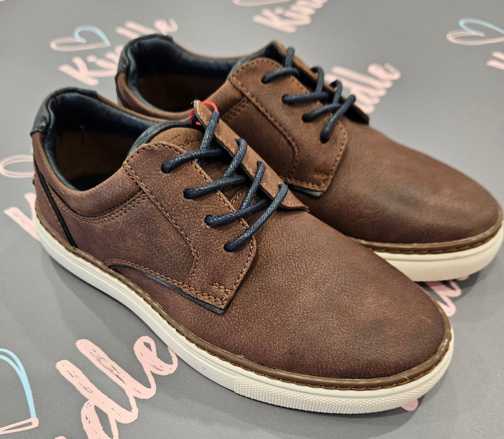 Tommy Bowe Sparrow Boys Shoes:- Camel