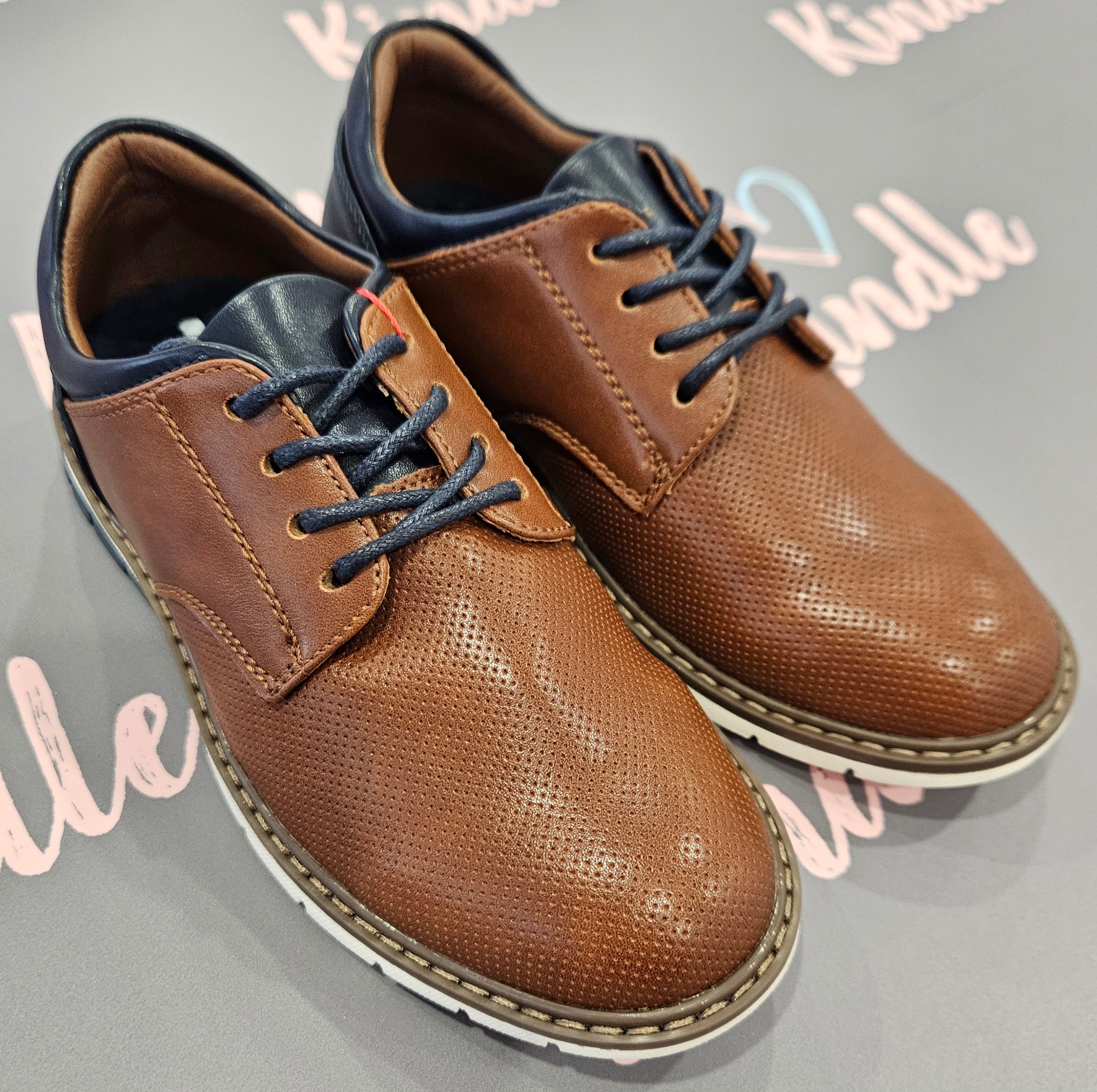 Tommy Bowe Walker Boys Shoes:- Camel