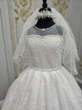 Load image into Gallery viewer, SALE COMMUNION DRESS Linzi Jay Girls White Communion Dress:- LWCD100
