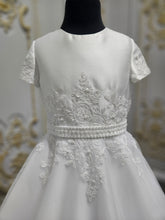Load image into Gallery viewer, Isabella Girls White Communion Dress:- IS26340
