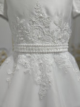 Load image into Gallery viewer, Isabella Girls White Communion Dress:- IS26340
