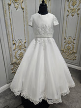 Load image into Gallery viewer, Isabella Girls White Communion Dress:- IS26340
