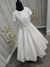 Load image into Gallery viewer, Isabella Girls White Communion Dress:- IS26340
