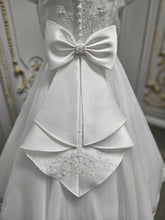 Load image into Gallery viewer, Isabella Girls White Communion Dress:- IS26340

