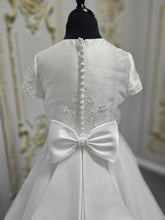 Load image into Gallery viewer, Isabella Girls White Communion Dress:- IS26340

