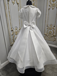 Isabella Girls White Communion Dress:- IS26300