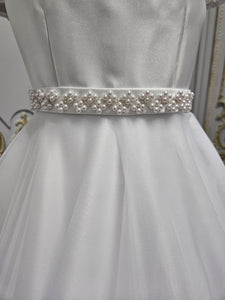 KOKO Girls White Communion Dress:- KO26500