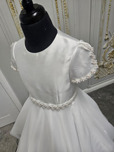 KOKO Girls White Communion Dress:- KO26500
