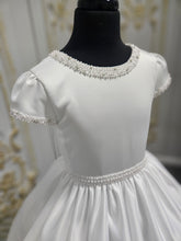 Load image into Gallery viewer, COMMUNION DRESS KINDLE EXCLUSIVE Sweetie Pie Girls White Communion Dress:-KD584
