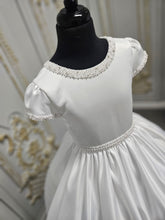 Load image into Gallery viewer, COMMUNION DRESS KINDLE EXCLUSIVE Sweetie Pie Girls White Communion Dress:-KD584
