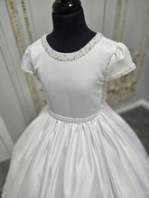 Load image into Gallery viewer, COMMUNION DRESS KINDLE EXCLUSIVE Sweetie Pie Girls White Communion Dress:-KD584

