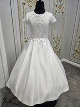 Load image into Gallery viewer, COMMUNION DRESS KINDLE EXCLUSIVE Sweetie Pie Girls White Communion Dress:-KD585
